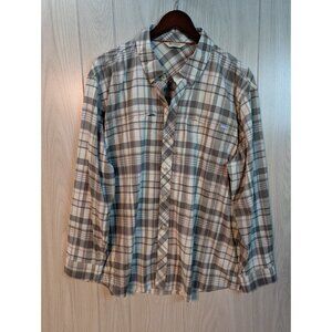 Simms Shirt Men SZ XL Gray Casual Long Sleeve Button Up Fisherman Outdoors